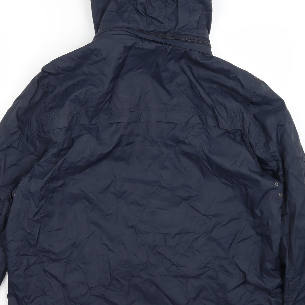 Easy Mens Blue   Rain Coat Coat Size XL