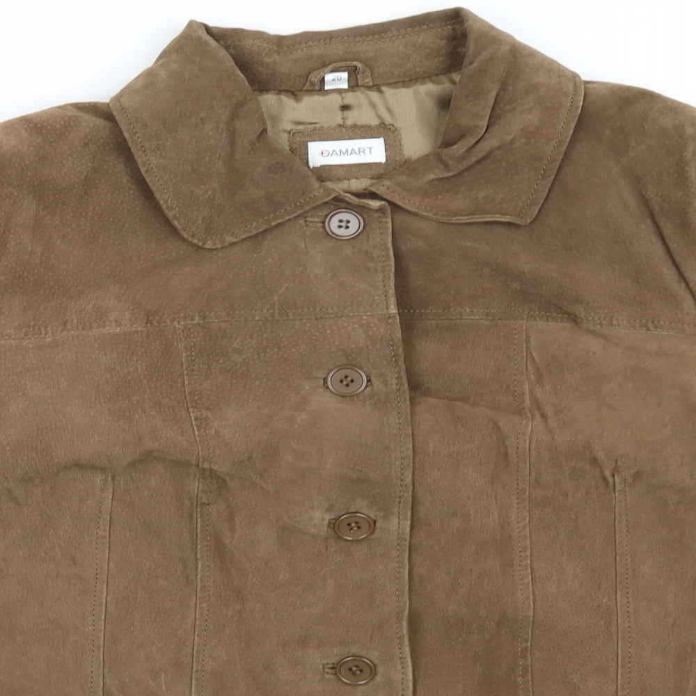 Damart Womens Brown   Jacket  Size 20