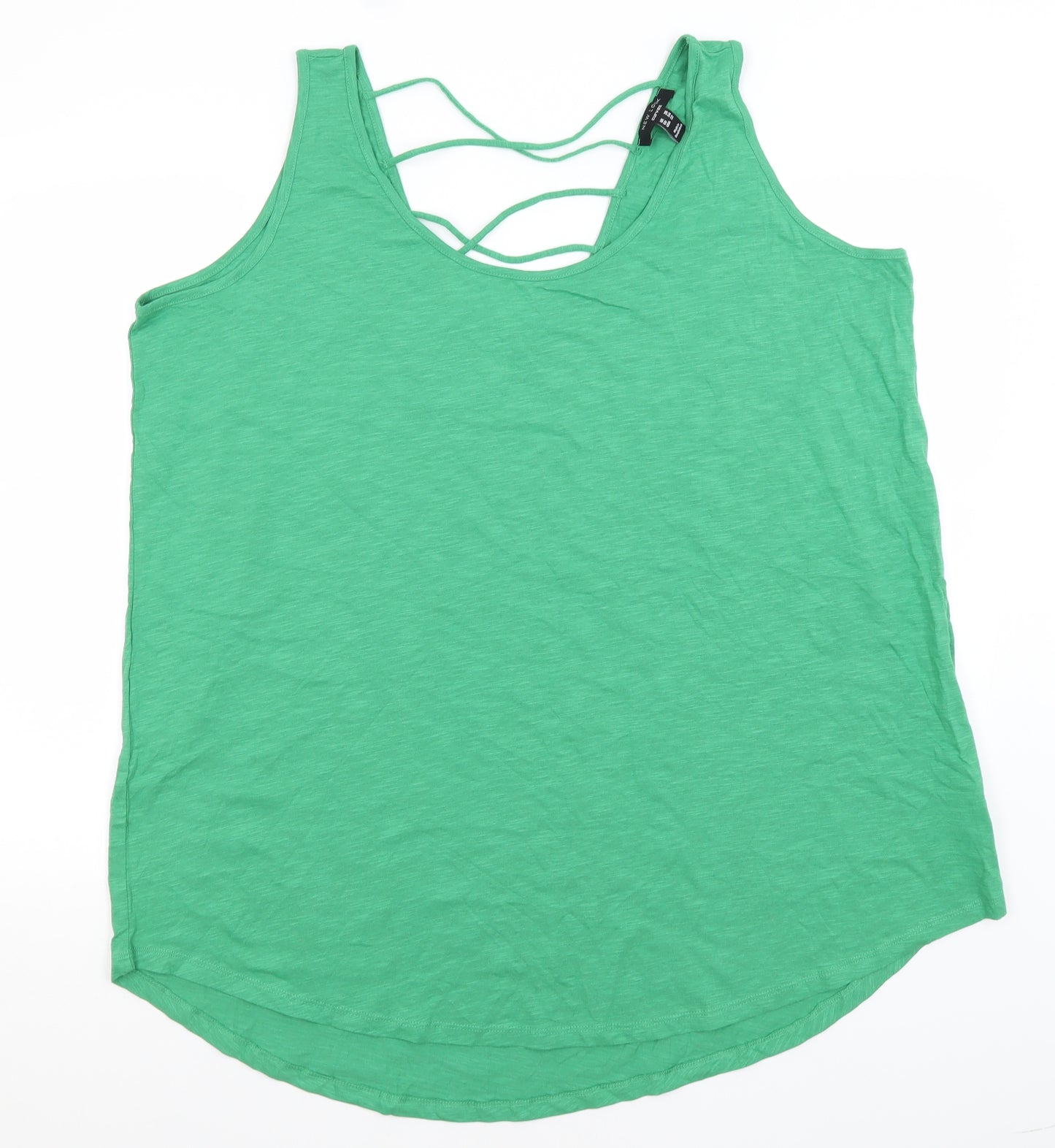 New Look Womens Green   Basic Tank Size 26