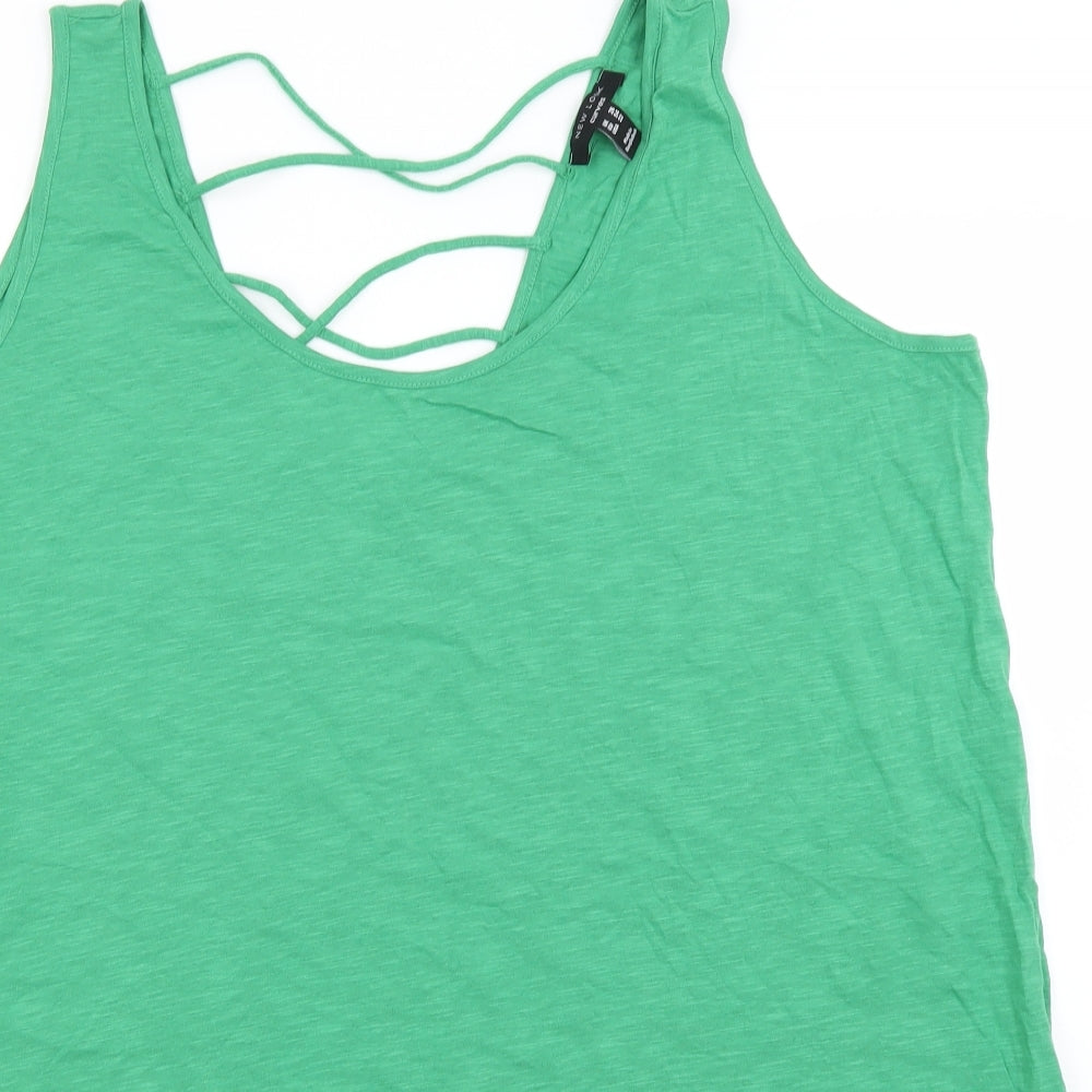 New Look Womens Green   Basic Tank Size 26
