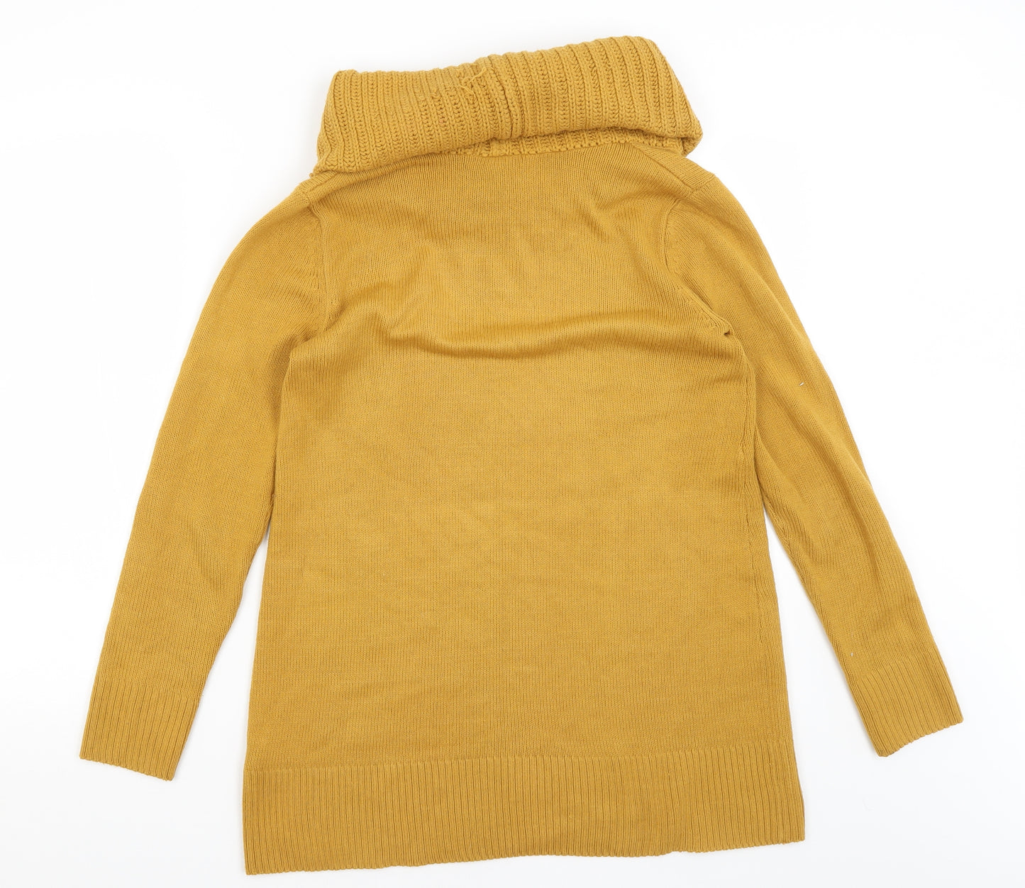 H&M Womens Yellow   Pullover Jumper Size S