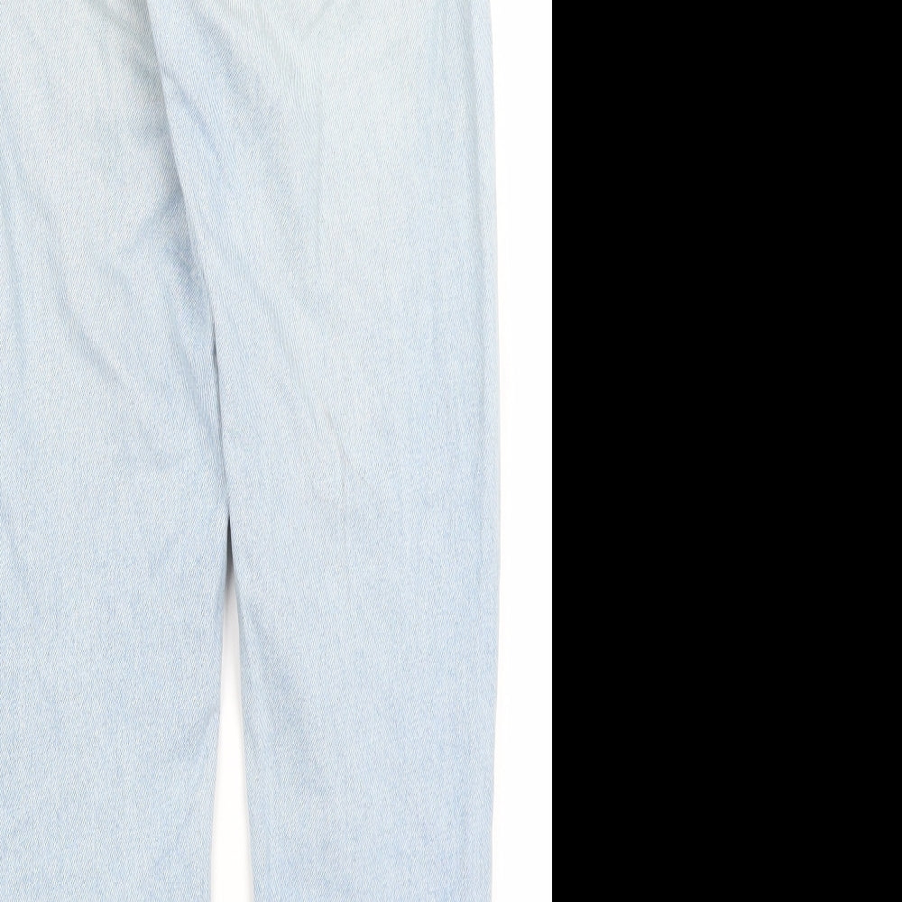 Topshop Womens Blue   Mom Jeans Size 26 in L26 in