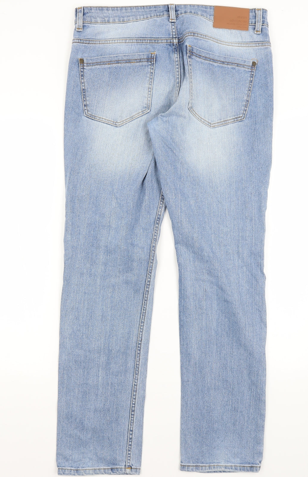 Denim Co Mens Blue   Straight Jeans Size 32 in L31 in