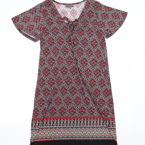Intuition Womens Black Paisley  A-Line  Size 12