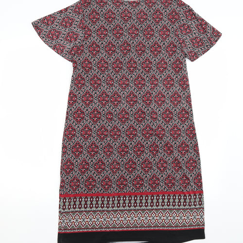Intuition Womens Black Paisley  A-Line  Size 12