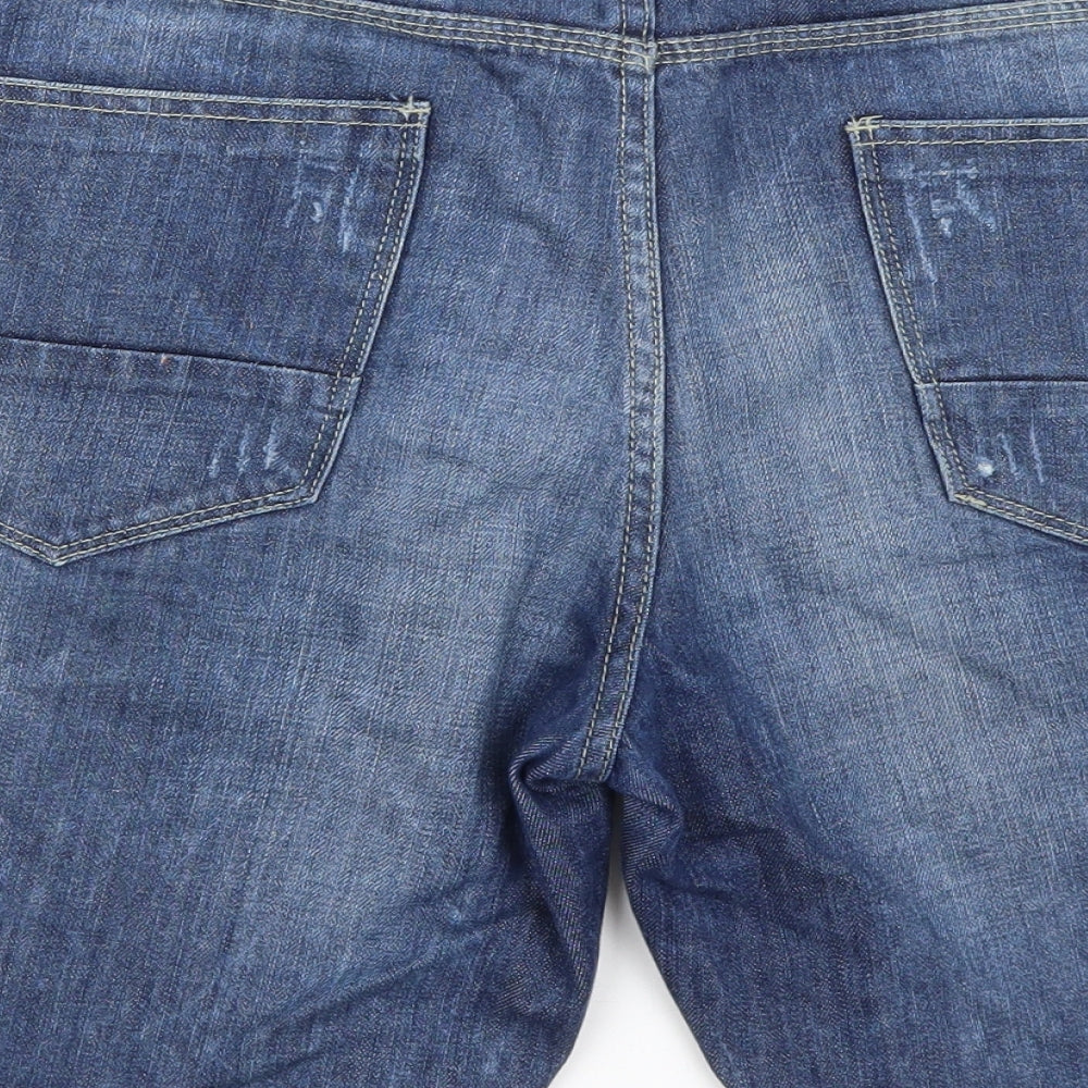 Peacocks Mens Blue   Bermuda Shorts Size 34 in