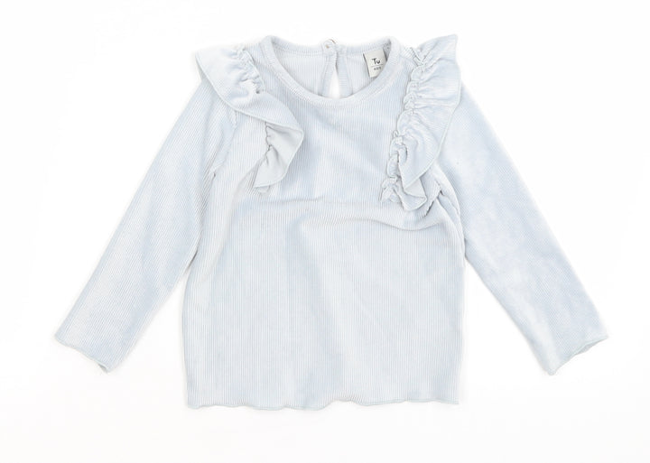TU Baby Blue   Basic T-Shirt Size 12-18 Months