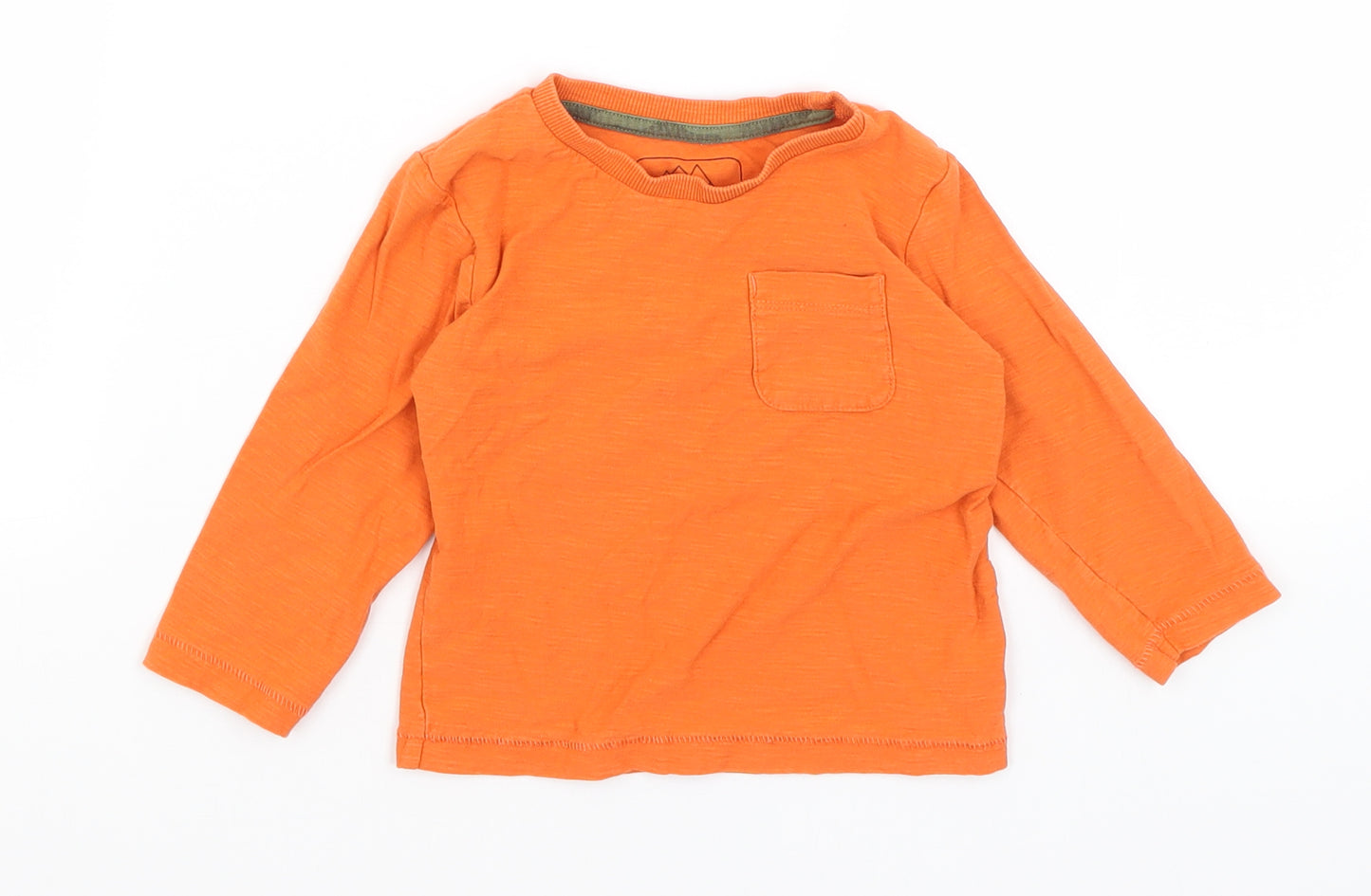 Matalan Baby Orange   Basic T-Shirt Size 12-18 Months