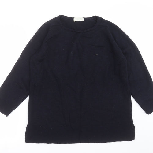 Marks and Spencer Womens Blue  Knit Pullover Jumper Size 16