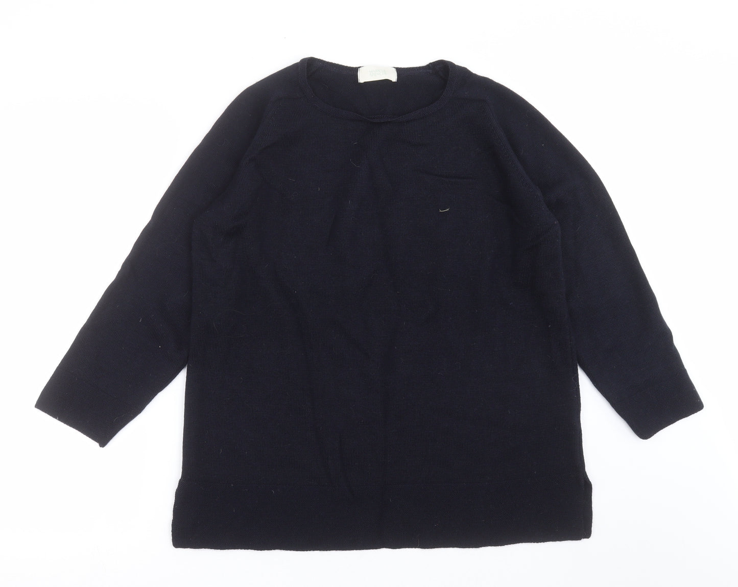 Marks and Spencer Womens Blue  Knit Pullover Jumper Size 16