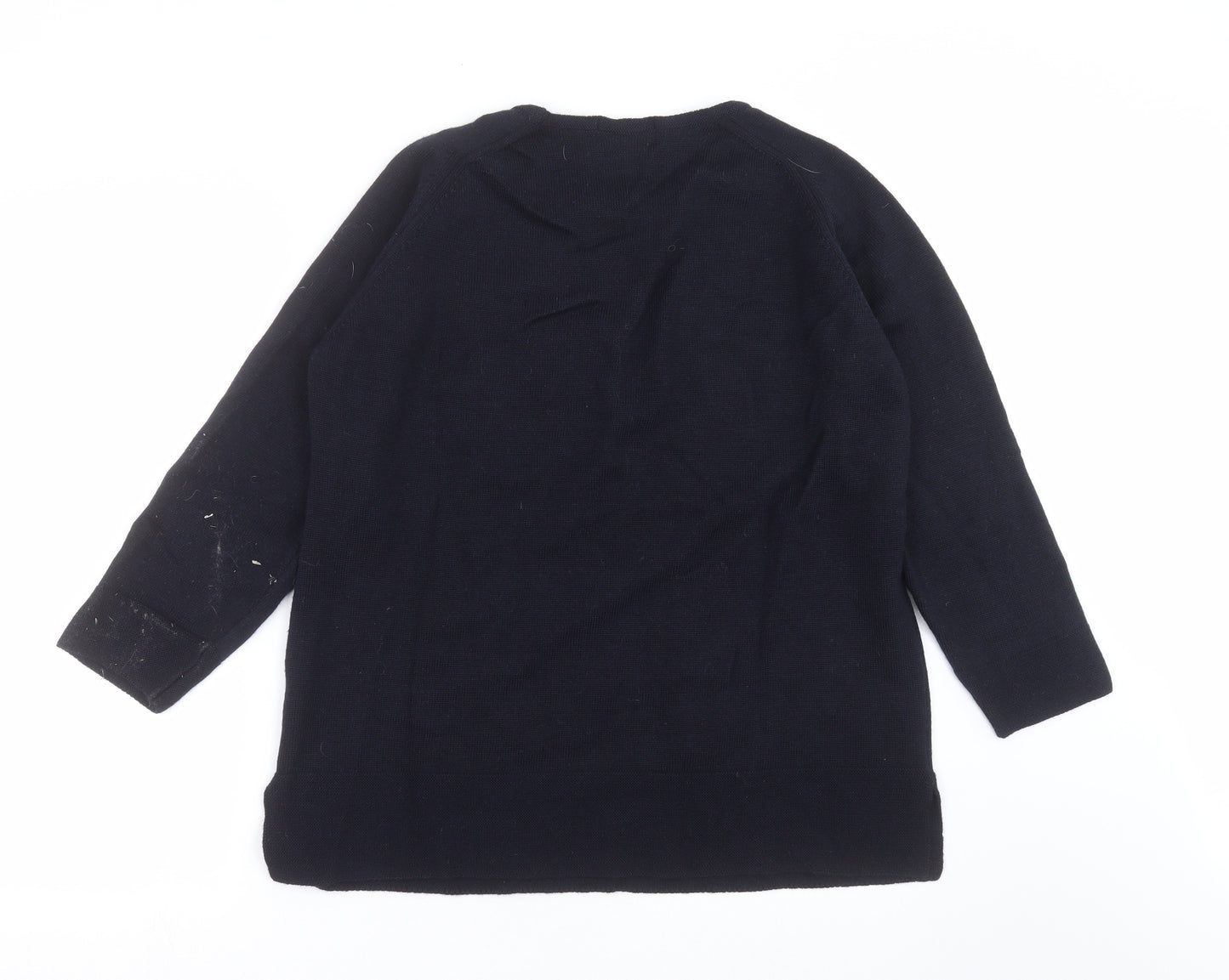 Marks and Spencer Womens Blue  Knit Pullover Jumper Size 16