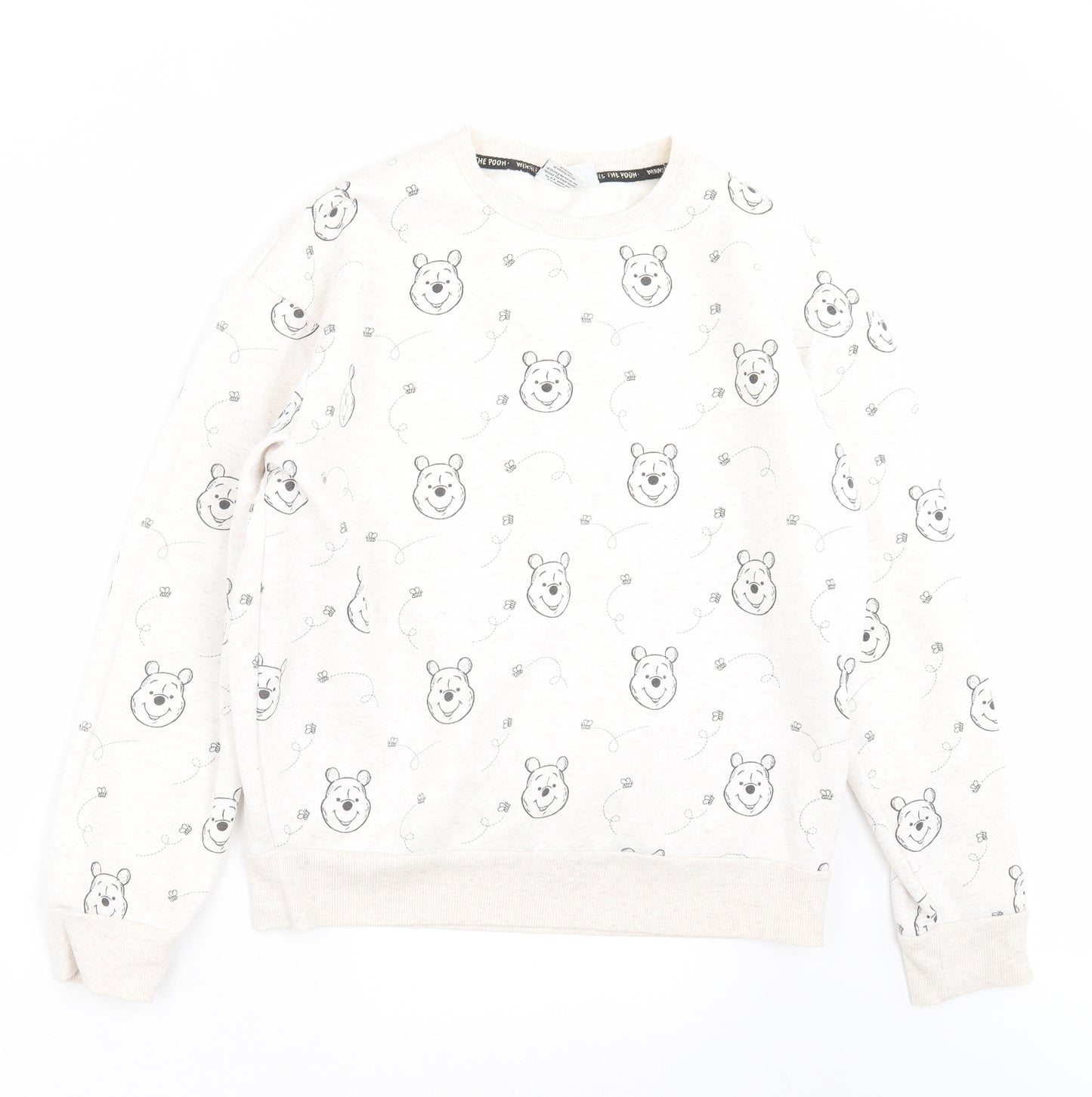 Primark Womens Beige   Pullover Sweatshirt Size S  - Winnie the pooh