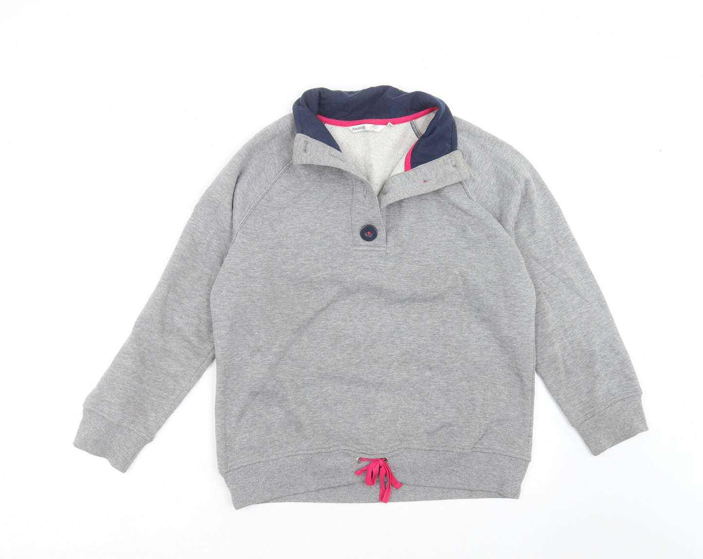 Amoretti Womens Grey   Pullover Sweatshirt Size M