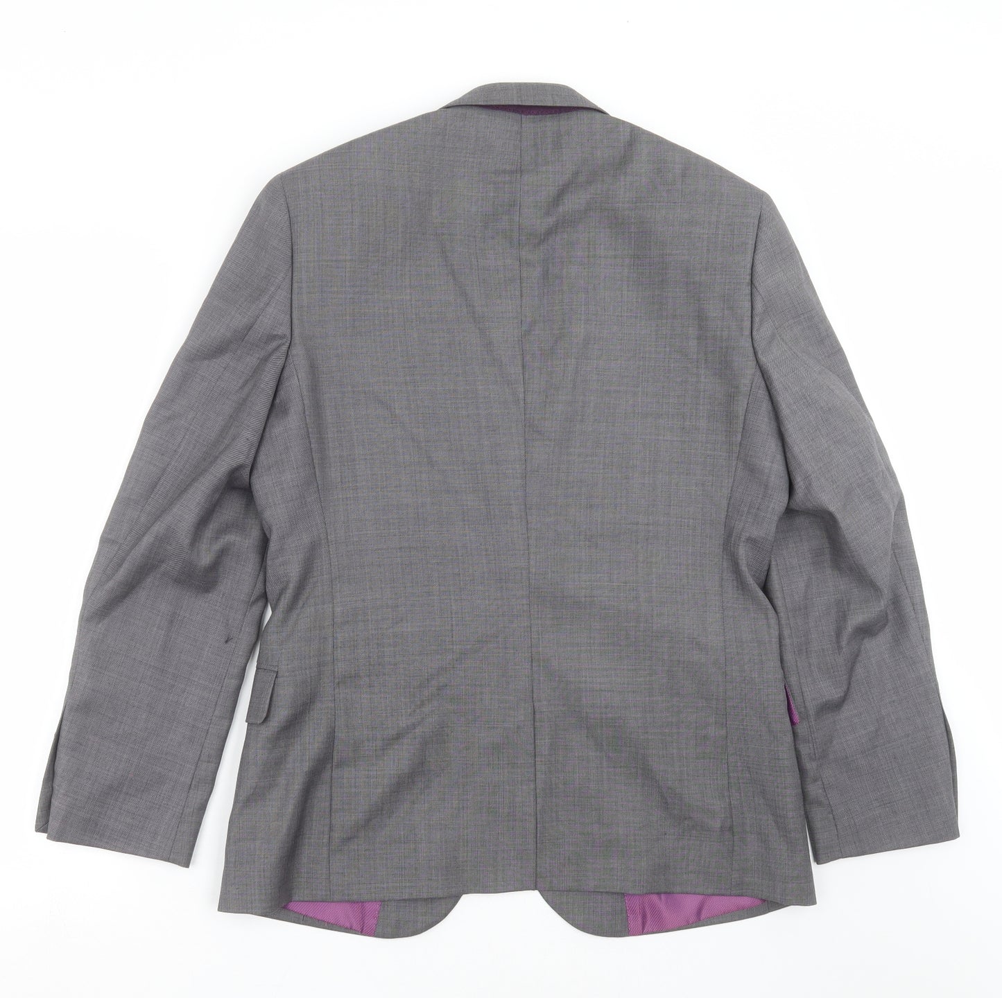 Taylor & Reece Mens Grey   Jacket Suit Jacket Size 38  - Tailored fit