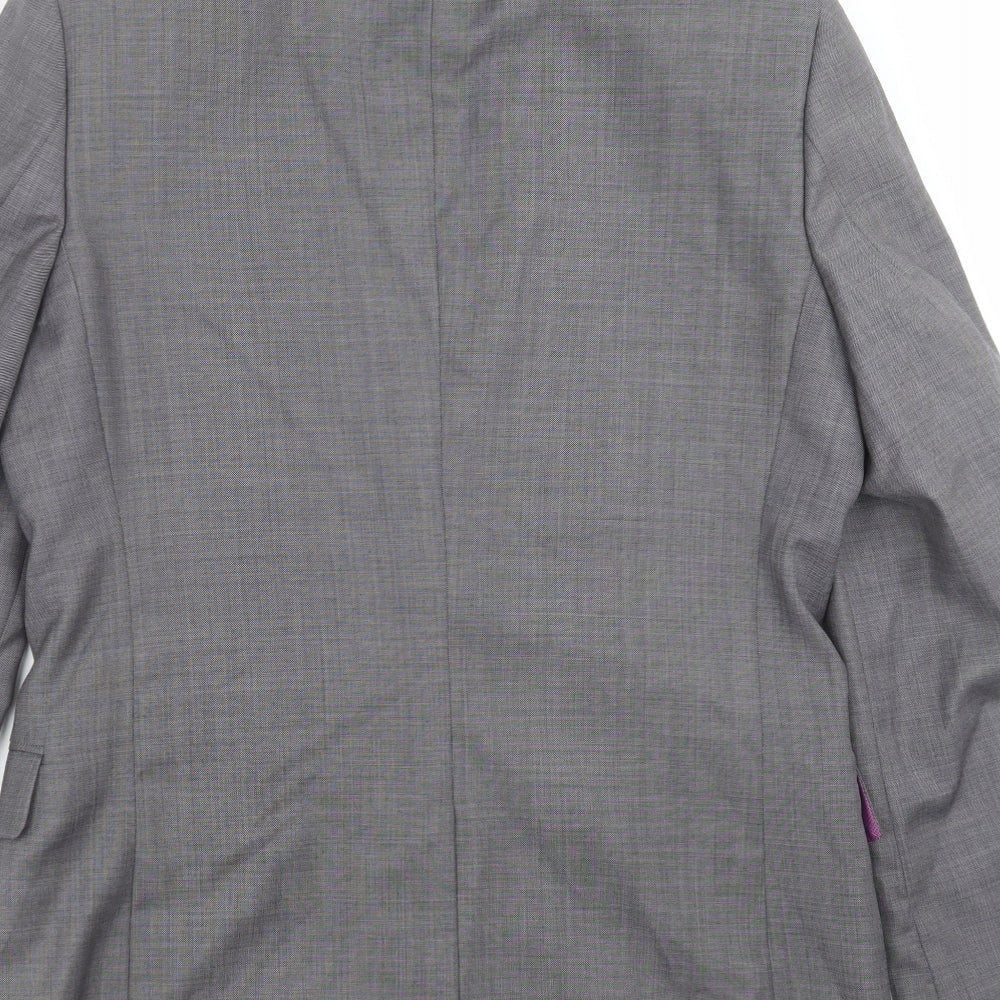 Taylor & Reece Mens Grey   Jacket Suit Jacket Size 38  - Tailored fit