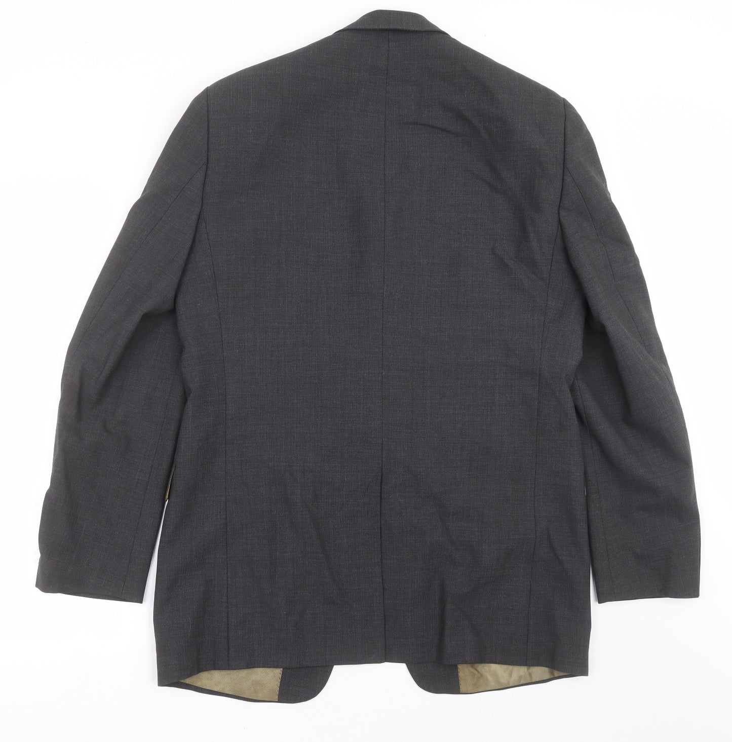 Milan Mens Grey   Jacket Suit Jacket Size 38