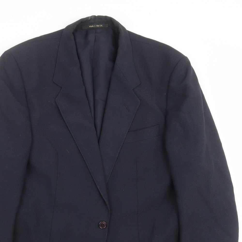 St michael  Mens Blue   Jacket Suit Jacket Size 40