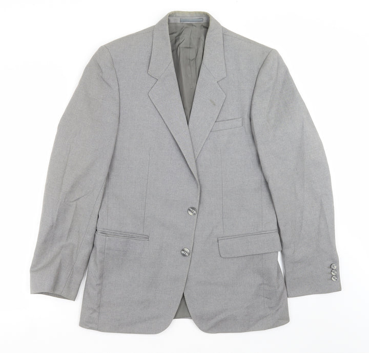 Burton Mens Grey Jacket Suit Jacket Size 38