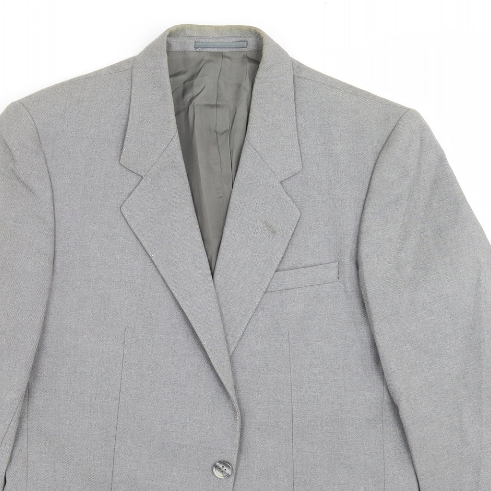 Burton Mens Grey   Jacket Suit Jacket Size 38