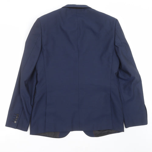Burton Mens Blue   Jacket Suit Jacket Size 40