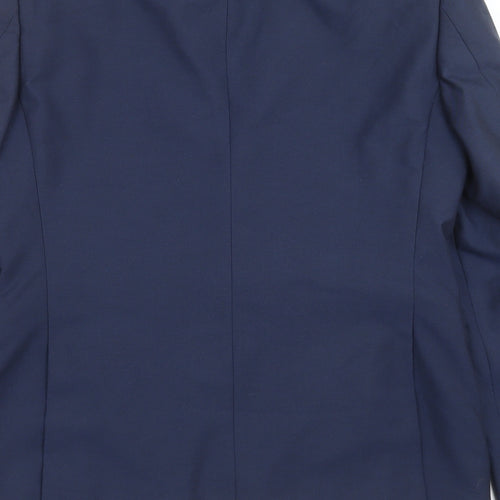 Burton Mens Blue   Jacket Suit Jacket Size 40