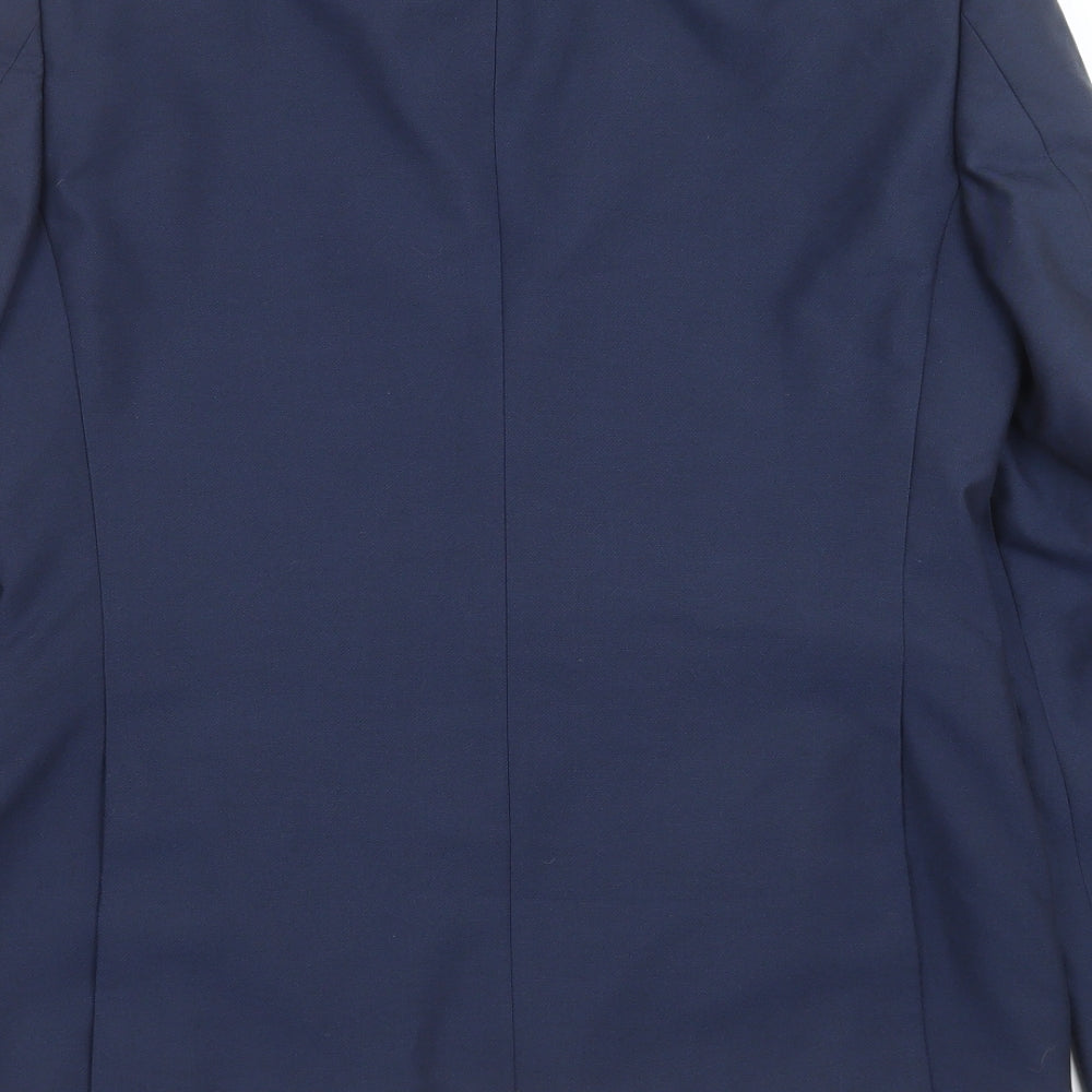 Burton Mens Blue   Jacket Suit Jacket Size 40