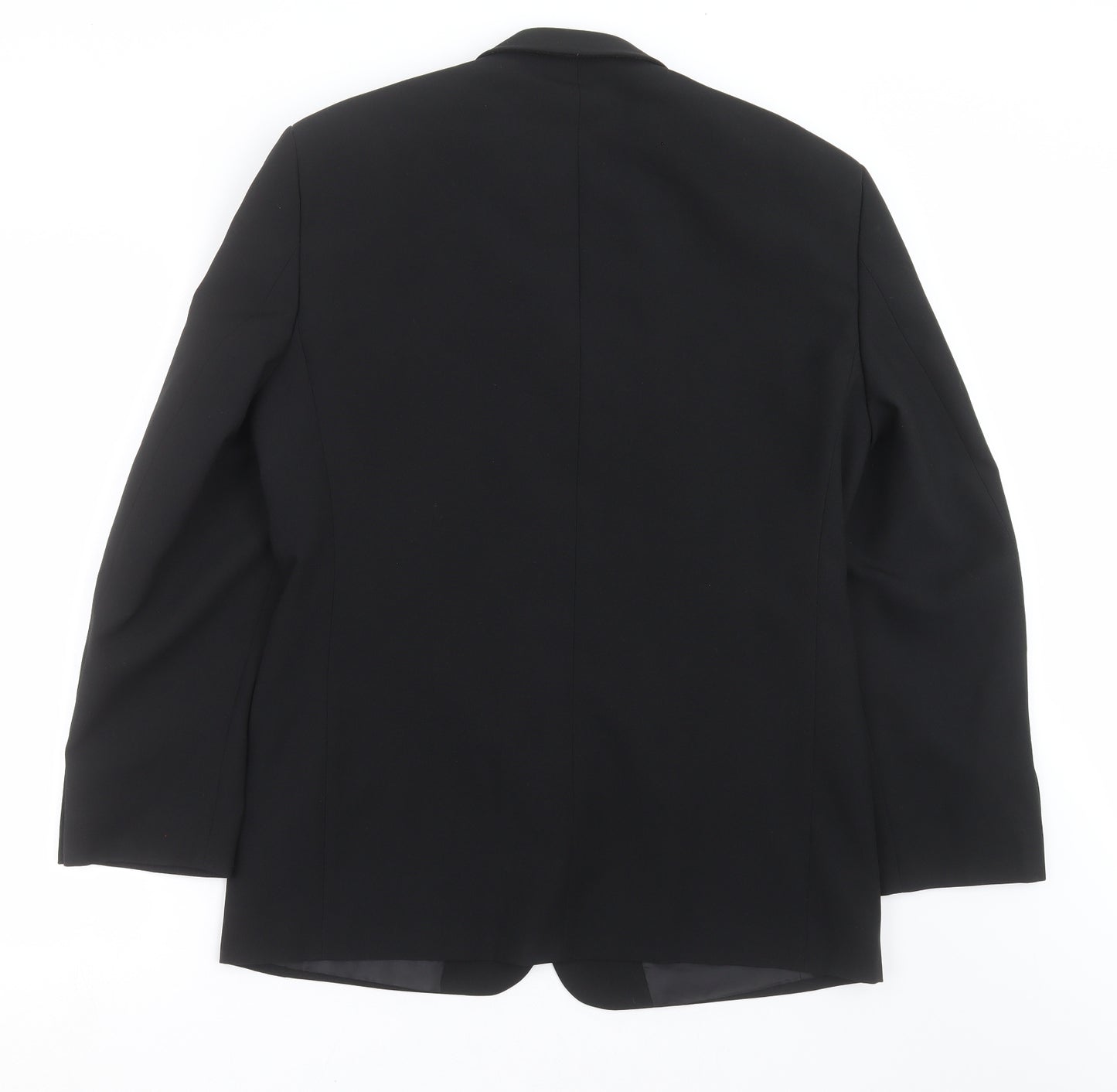 George Mens Black   Jacket Suit Jacket Size 38
