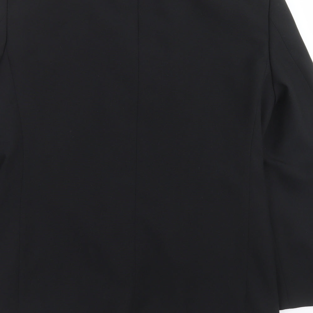 George Mens Black   Jacket Suit Jacket Size 38