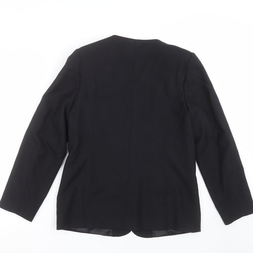 Paul Berman Womens Black   Jacket Suit Jacket Size 12
