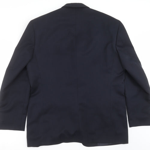 SAVATINI Mens Blue   Jacket Suit Jacket Size 42