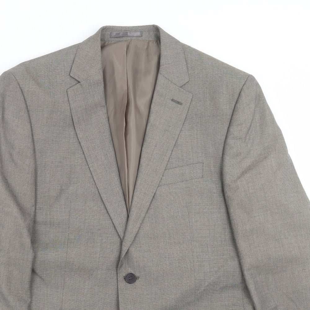 karl jackson Mens Grey   Jacket Suit Jacket Size 40