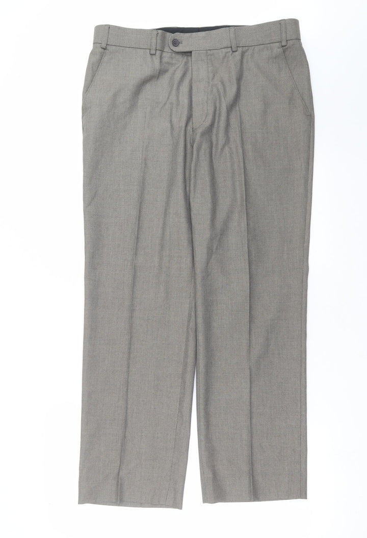 karl jackson Mens Beige Trousers Size 36 in L29 in