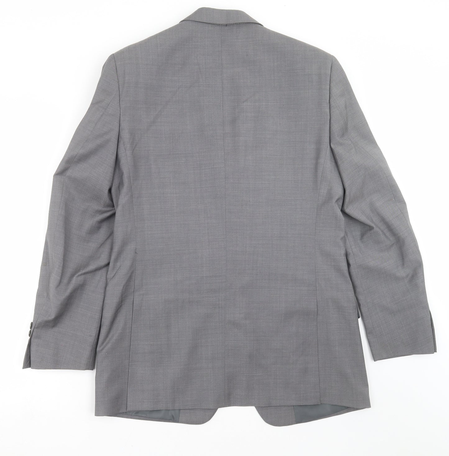 Ventuno Mens Grey   Jacket Suit Jacket Size 40