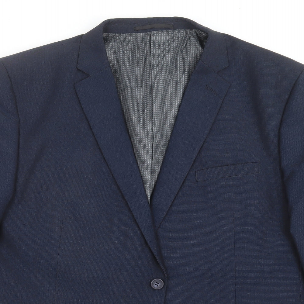 Very Mens Blue   Jacket Suit Jacket Size 48