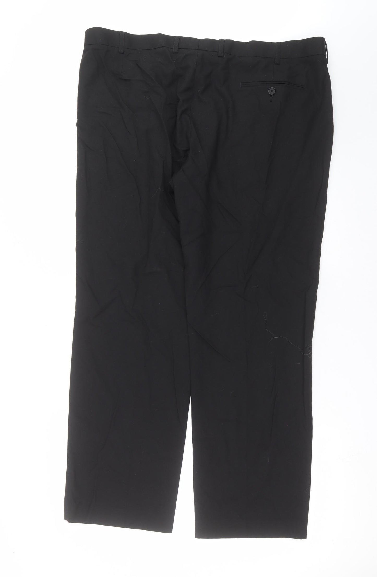Marks and Spencer Mens Black   Trousers  Size 42 in L31 in
