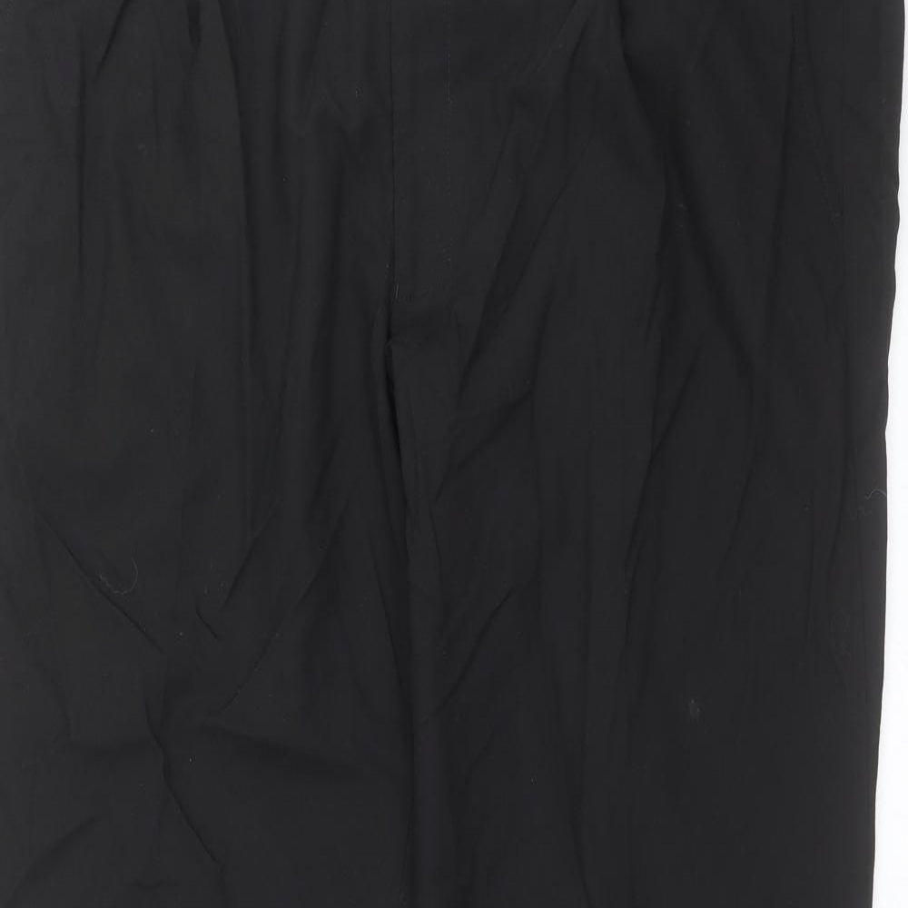 Marks and Spencer Mens Black   Trousers  Size 42 in L31 in