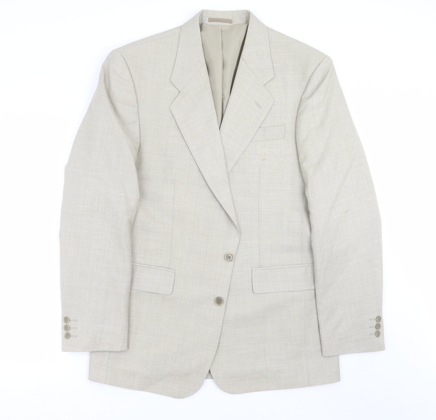 GURTEEN Mens Beige   Jacket Suit Jacket Size 40