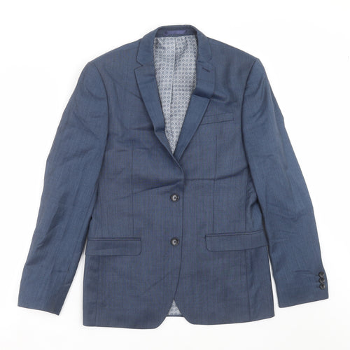 Ben Sherman Mens Blue   Jacket Suit Jacket Size 38