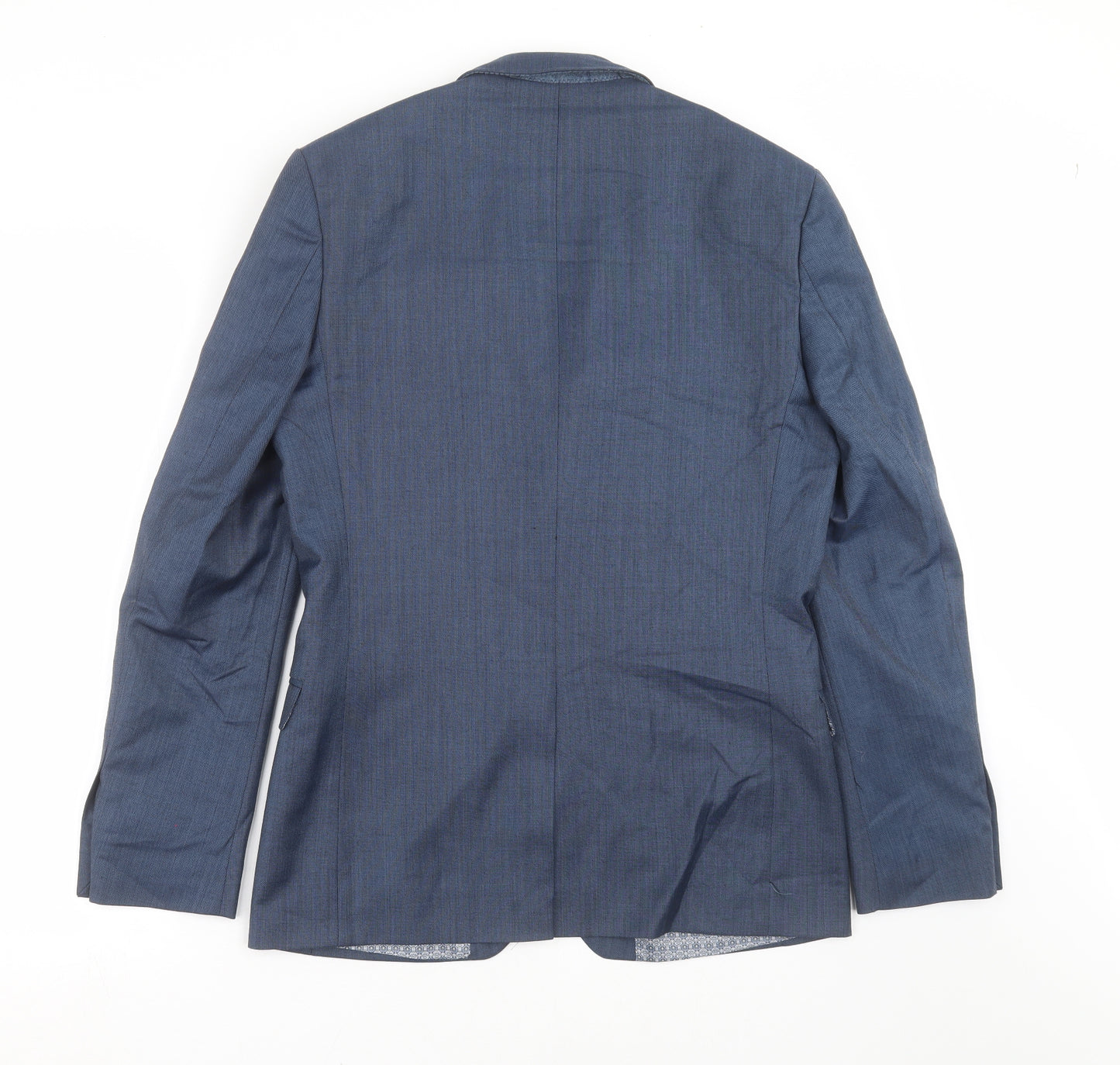 Ben Sherman Mens Blue   Jacket Suit Jacket Size 38