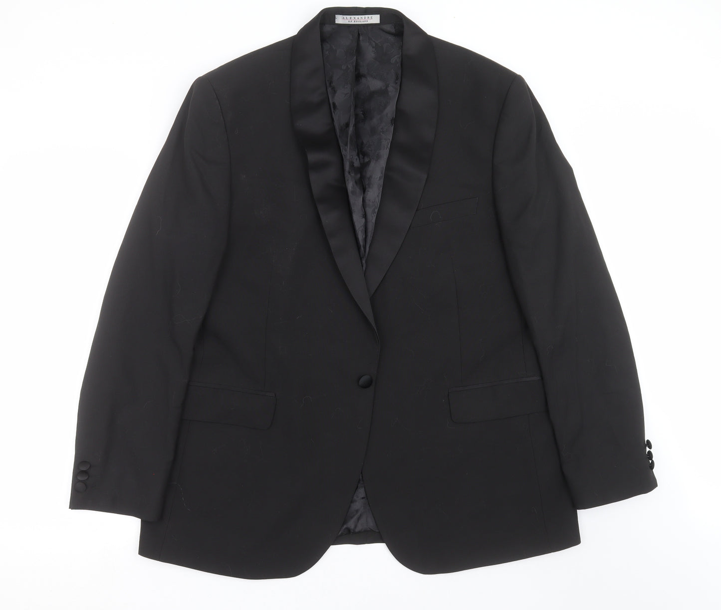Scott & Taylor Mens Black   Jacket Suit Jacket Size 46