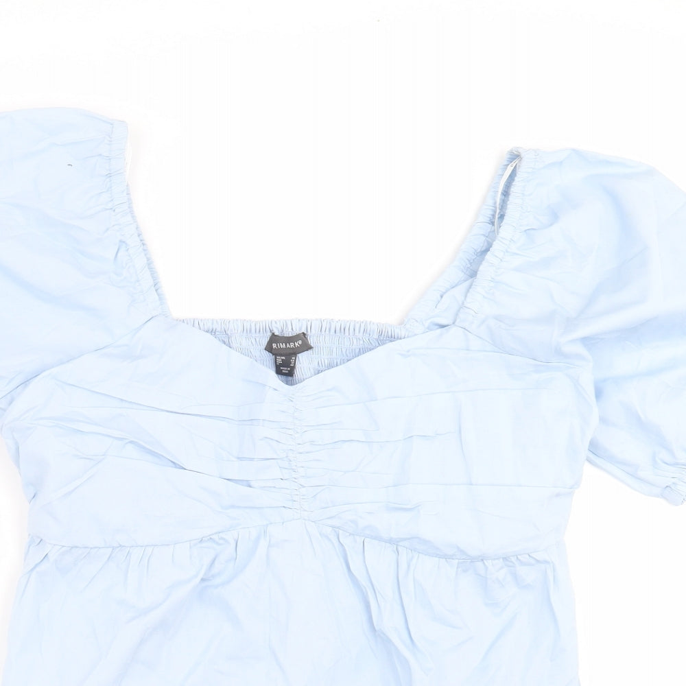 Primark Womens Blue   Basic Blouse Size 16