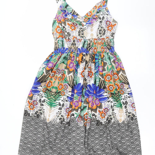 Pistachio Womens Multicoloured Floral  A-Line  Size S