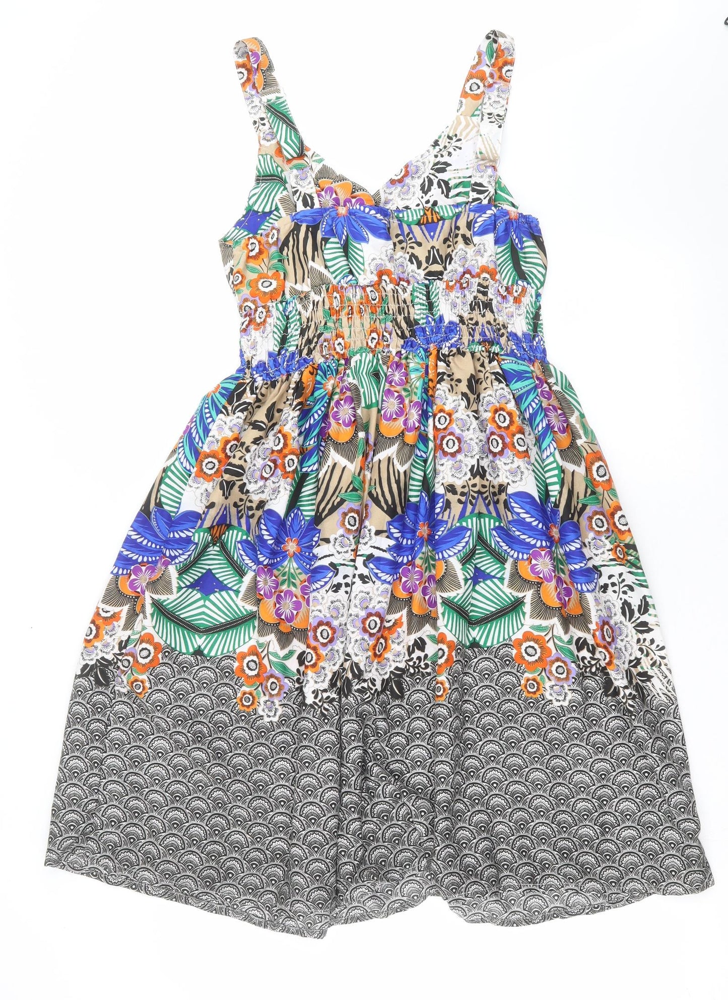 Pistachio Womens Multicoloured Floral  A-Line  Size S