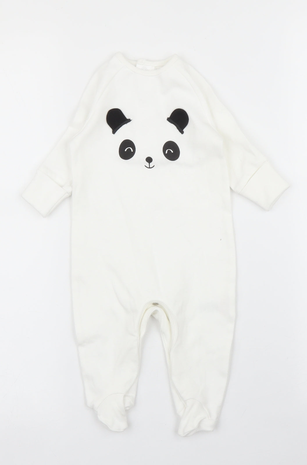 Matalan Baby White   Babygrow One-Piece Size 0-3 Months