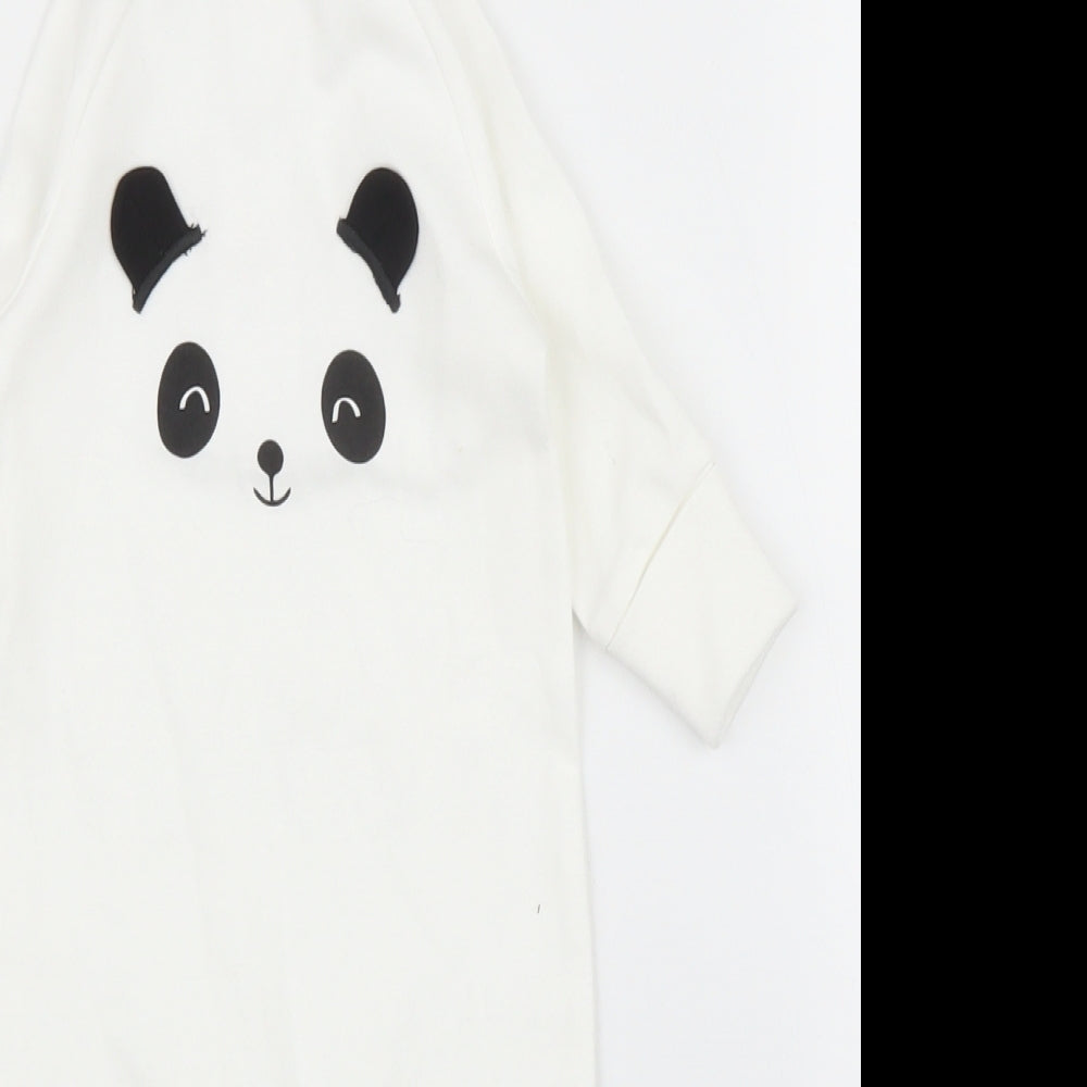 Matalan Baby White   Babygrow One-Piece Size 0-3 Months