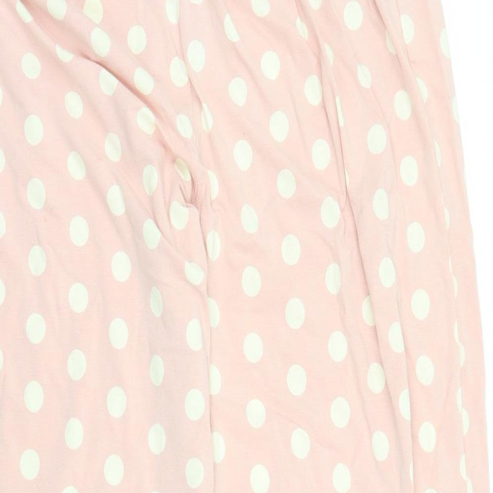 NEXT Womens Pink Polka Dot  Chemise Pyjama Pants Size 10
