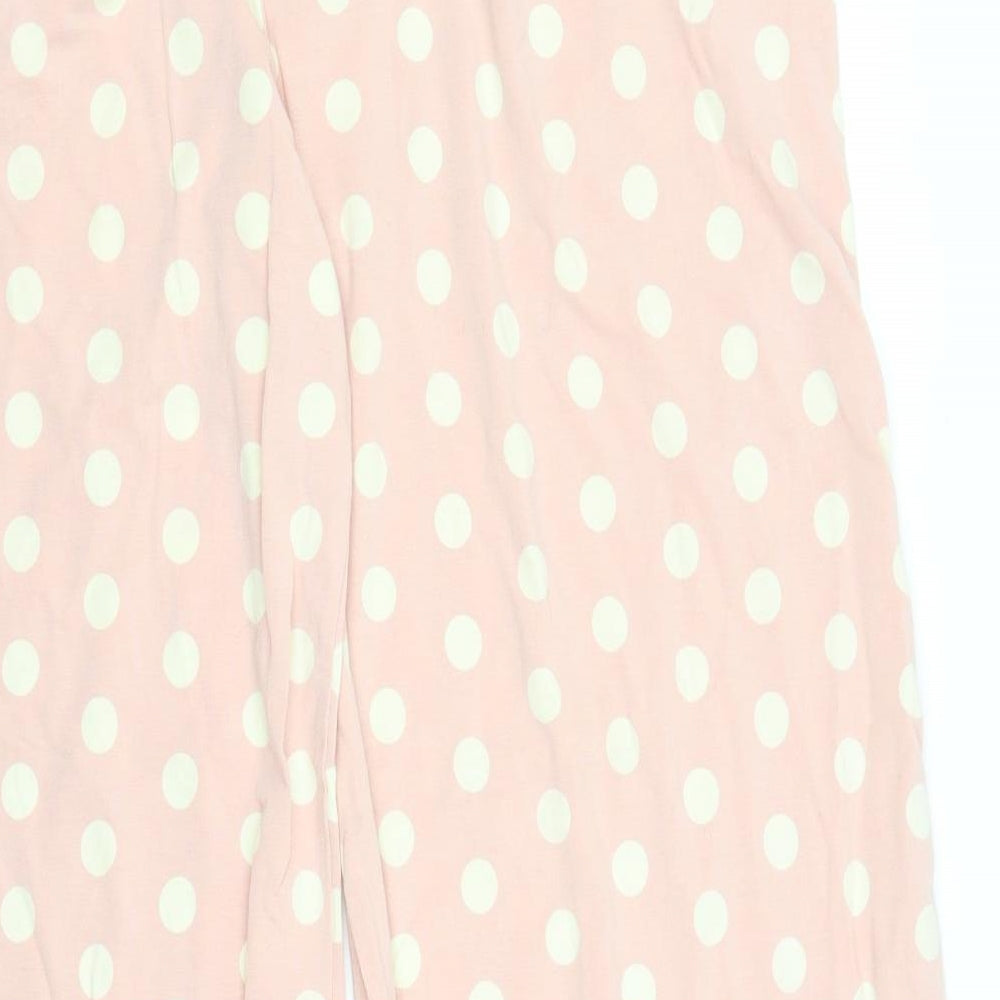 NEXT Womens Pink Polka Dot  Chemise Pyjama Pants Size 10