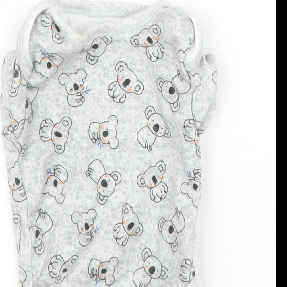 Primark Baby Grey   Babygrow One-Piece Size 0-3 Months