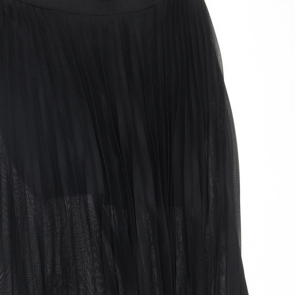 River Island Womens Black   Pleated Skirt Size 16