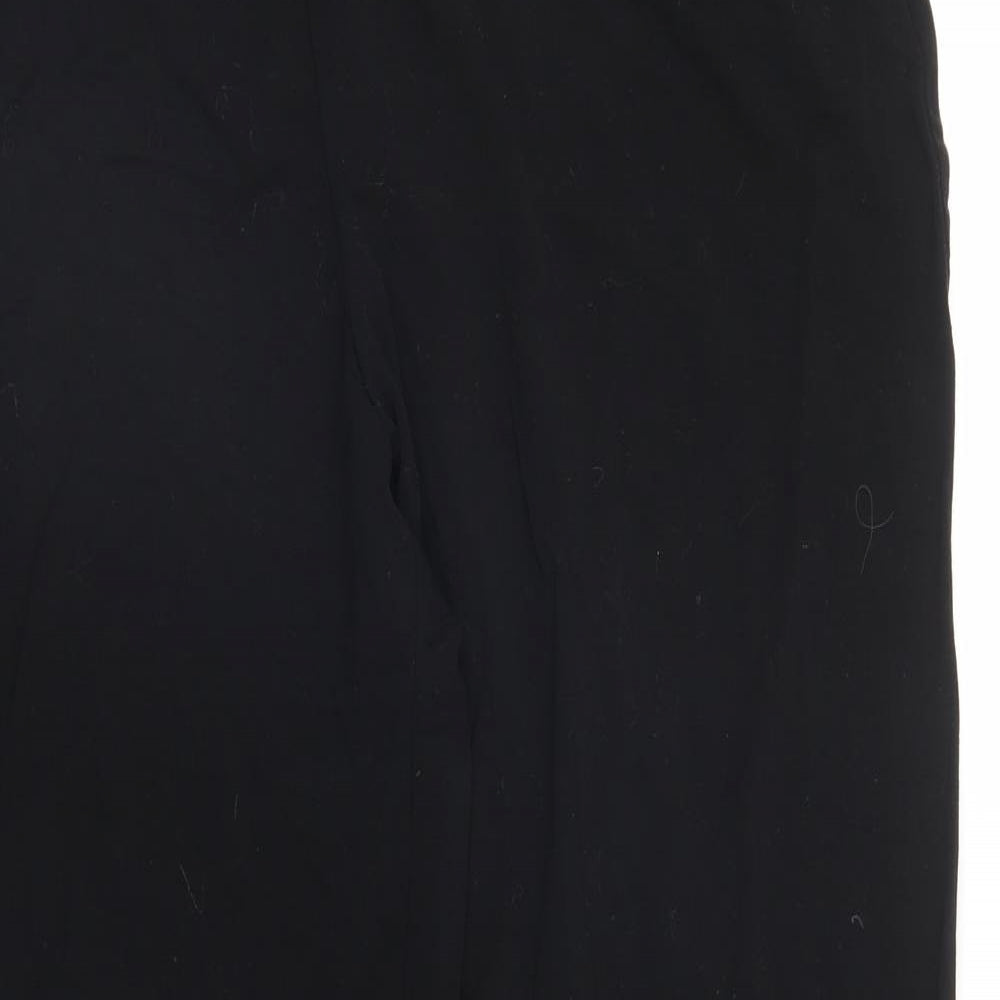 M&S Womens Black   Trousers  Size 18 L26 in